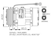 32730G Kompresor, klimatizace NRF