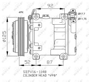 32743 Kompresor, klimatizace EASY FIT NRF