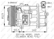 32818G Kompresor, klimatizace GENUINE NRF