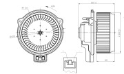 34267 vnitřní ventilátor NRF