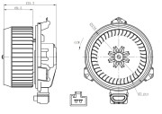 34268 vnitřní ventilátor NRF