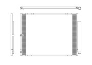 350276 Kondenzátor, klimatizace EASY FIT NRF