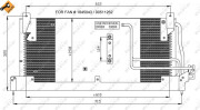 35218 Kondenzátor, klimatizace EASY FIT NRF