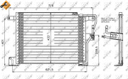 35221 Kondenzátor, klimatizace EASY FIT NRF