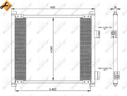 35357 Kondenzátor, klimatizace EASY FIT NRF