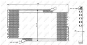 35472 NRF kondenzátor klimatizácie 35472 NRF