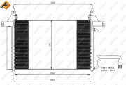 35495 Kondenzátor, klimatizace EASY FIT NRF