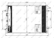 35515 Kondenzátor, klimatizace EASY FIT NRF