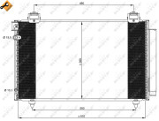 35592 Kondenzátor, klimatizace EASY FIT NRF