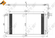 35748 Kondenzátor, klimatizace EASY FIT NRF