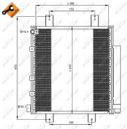 35856 Kondenzátor, klimatizace EASY FIT NRF