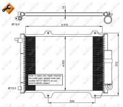 35907 Kondenzátor, klimatizace EASY FIT NRF