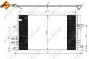 35911 Kondenzátor, klimatizace EASY FIT NRF