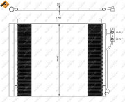 35971 Kondenzátor, klimatizace EASY FIT NRF