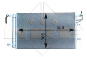 35982 Kondenzátor, klimatizace EASY FIT NRF