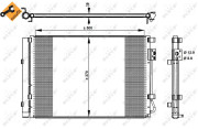 35997 Kondenzátor, klimatizace EASY FIT NRF