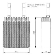 36074 NRF výparník klimatizácie 36074 NRF