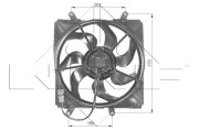 47054 Větrák, chlazení motoru NRF