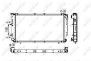 516671 NRF chladič motora 516671 NRF