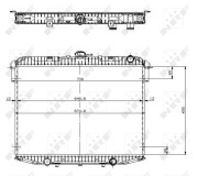 519533 Chladič, chlazení motoru EASY FIT NRF