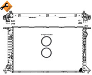 53064 Chladič, chlazení motoru EASY FIT NRF