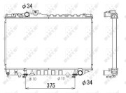 53334 NRF chladič motora 53334 NRF