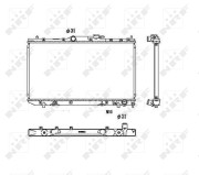 53446 Chladič, chlazení motoru EASY FIT NRF