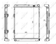 53865 Chladič, chlazení motoru EASY FIT NRF