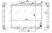 53941 Chladič, chlazení motoru EASY FIT NRF