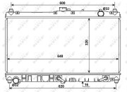 53977 NRF chladič motora 53977 NRF