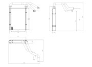 54435 Výměník tepla, vnitřní vytápění EASY FIT NRF