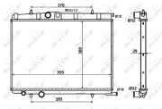 56021 Chladič, chlazení motoru EASY FIT NRF