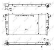 56024 NRF chladič motora 56024 NRF