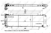 56059 Chladič, chlazení motoru EASY FIT NRF