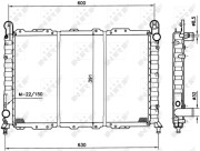 58996 Chladič, chlazení motoru NRF