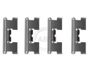 1017Q Sada příslušenství, obložení kotoučové brzdy A.B.S.