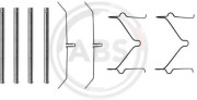 1050Q A.B.S. sada príslużenstva oblożenia kotúčovej brzdy 1050Q A.B.S.