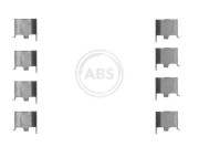 1132Q Sada příslušenství, obložení kotoučové brzdy A.B.S.