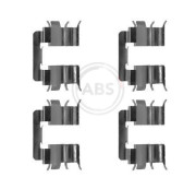 1272Q Sada příslušenství, obložení kotoučové brzdy A.B.S.