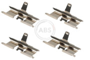 1692Q Sada příslušenství, obložení kotoučové brzdy A.B.S.