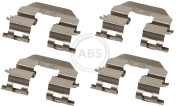 1780Q Sada příslušenství, obložení kotoučové brzdy A.B.S.