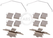 1791Q Sada příslušenství, obložení kotoučové brzdy A.B.S.