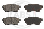 35454 Sada brzdových destiček, kotoučová brzda A.B.S.