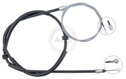 K14082 Tažné lanko, parkovací brzda A.B.S.