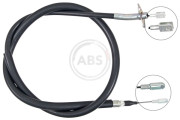 K16013 Tažné lanko, parkovací brzda A.B.S.