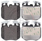 P06106 Sada brzdových destiček, kotoučová brzda BREMBO A.B.S.