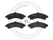 P10009 Sada brzdových destiček, kotoučová brzda BREMBO A.B.S.