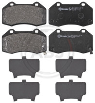 P23182 Sada brzdových destiček, kotoučová brzda BREMBO A.B.S.