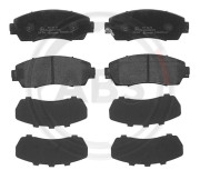 P28068 Sada brzdových destiček, kotoučová brzda BREMBO A.B.S.