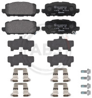 P28090 Sada brzdových destiček, kotoučová brzda BREMBO A.B.S.